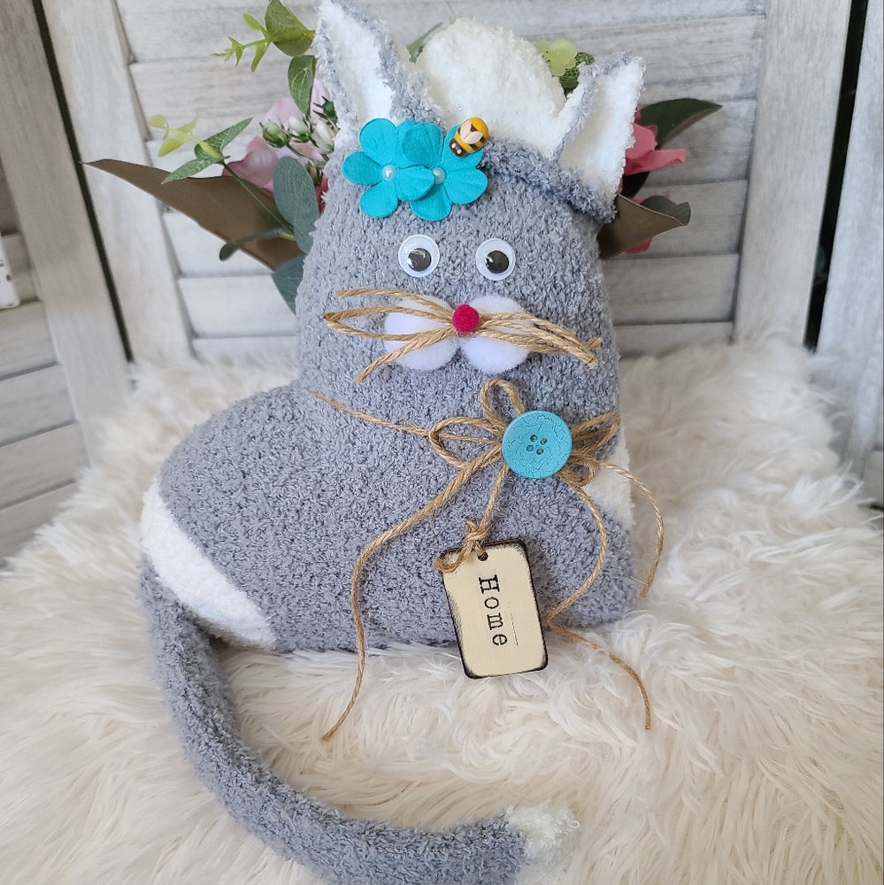 Cat Heart Decor Handmade